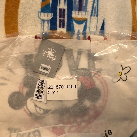 Mickey and Minnie Mouse ''Love'' Canvas Tote - Picture 6 of 7